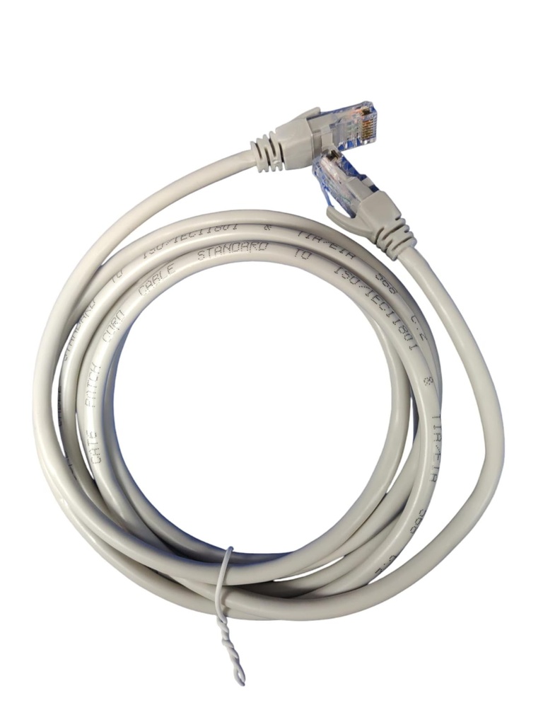 Patch Cord Cable UTP Cat 6e 7FT (2.1336 mts.) Gris