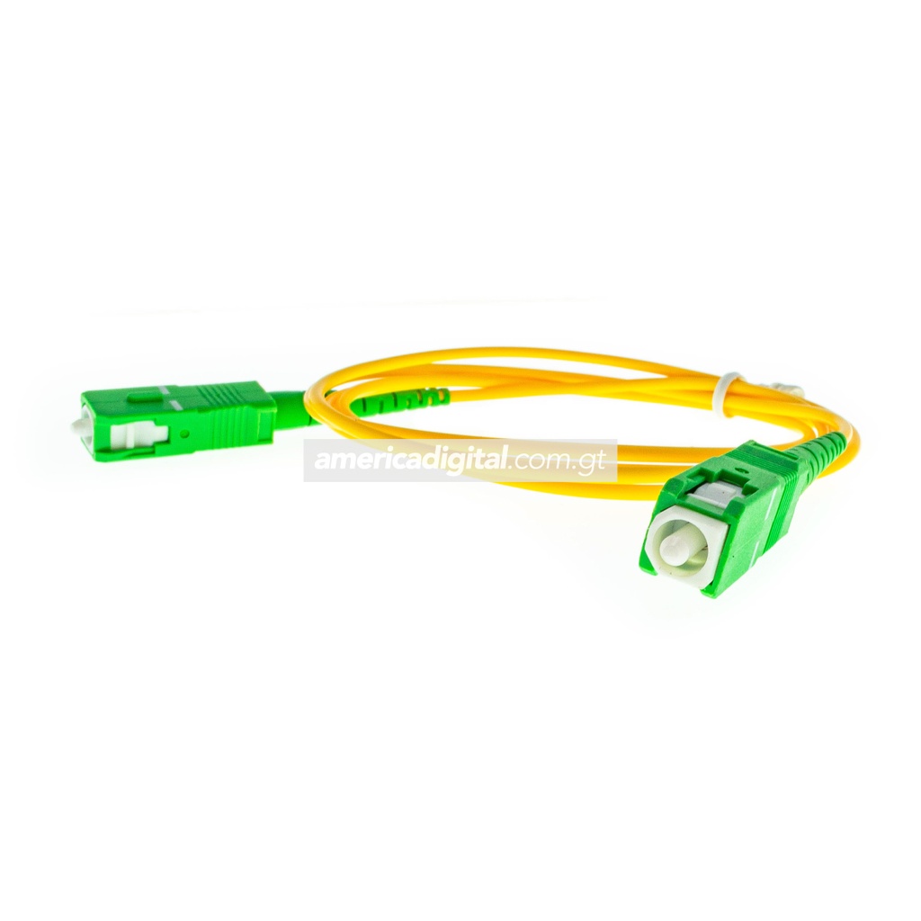 Patch Cord Fibra Optica SM 0.5 Mts  SC/APC-SC/APC 2.0mm, G652D
