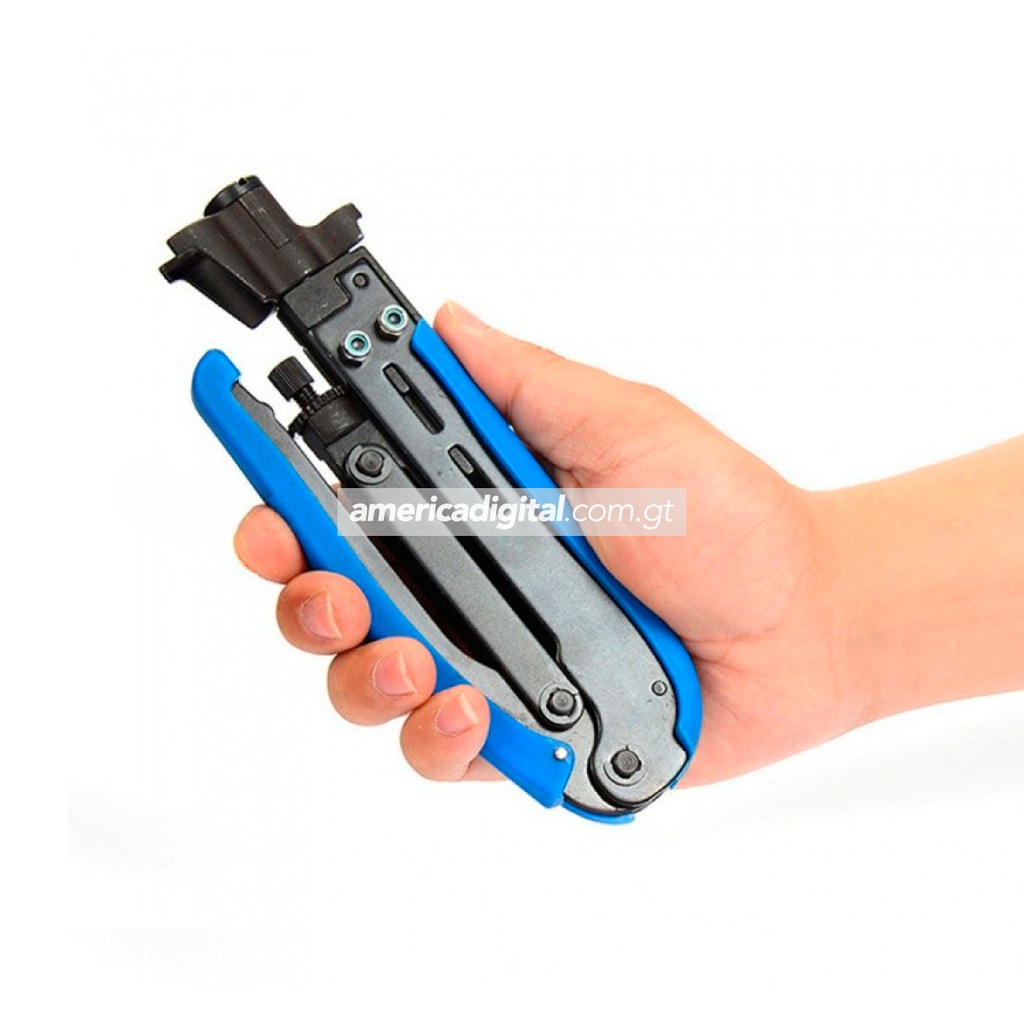 Herramienta Ponchadora  de compresion Universal (RG6,11)