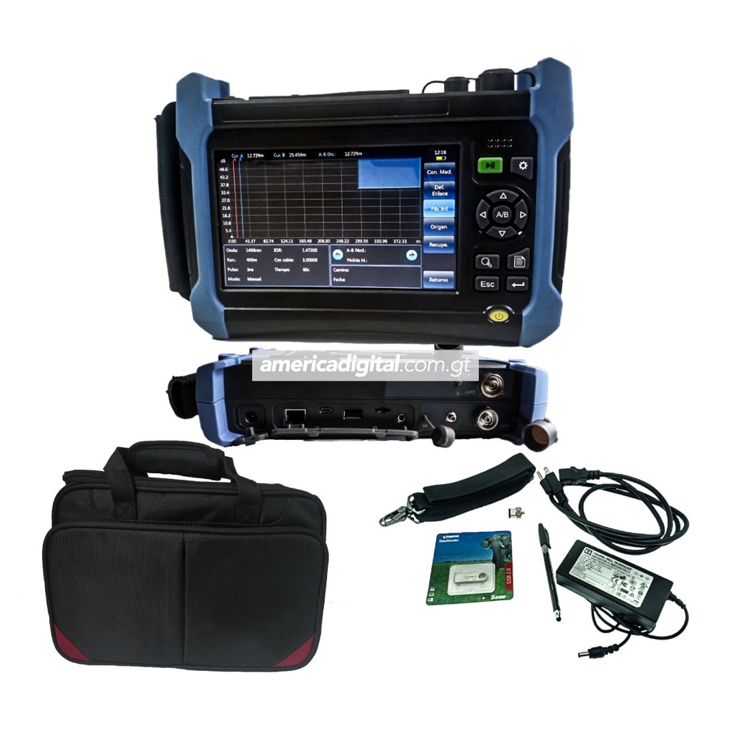 Medidor Optico OTDR 1310/1490/1550nm, 42/40/42dB