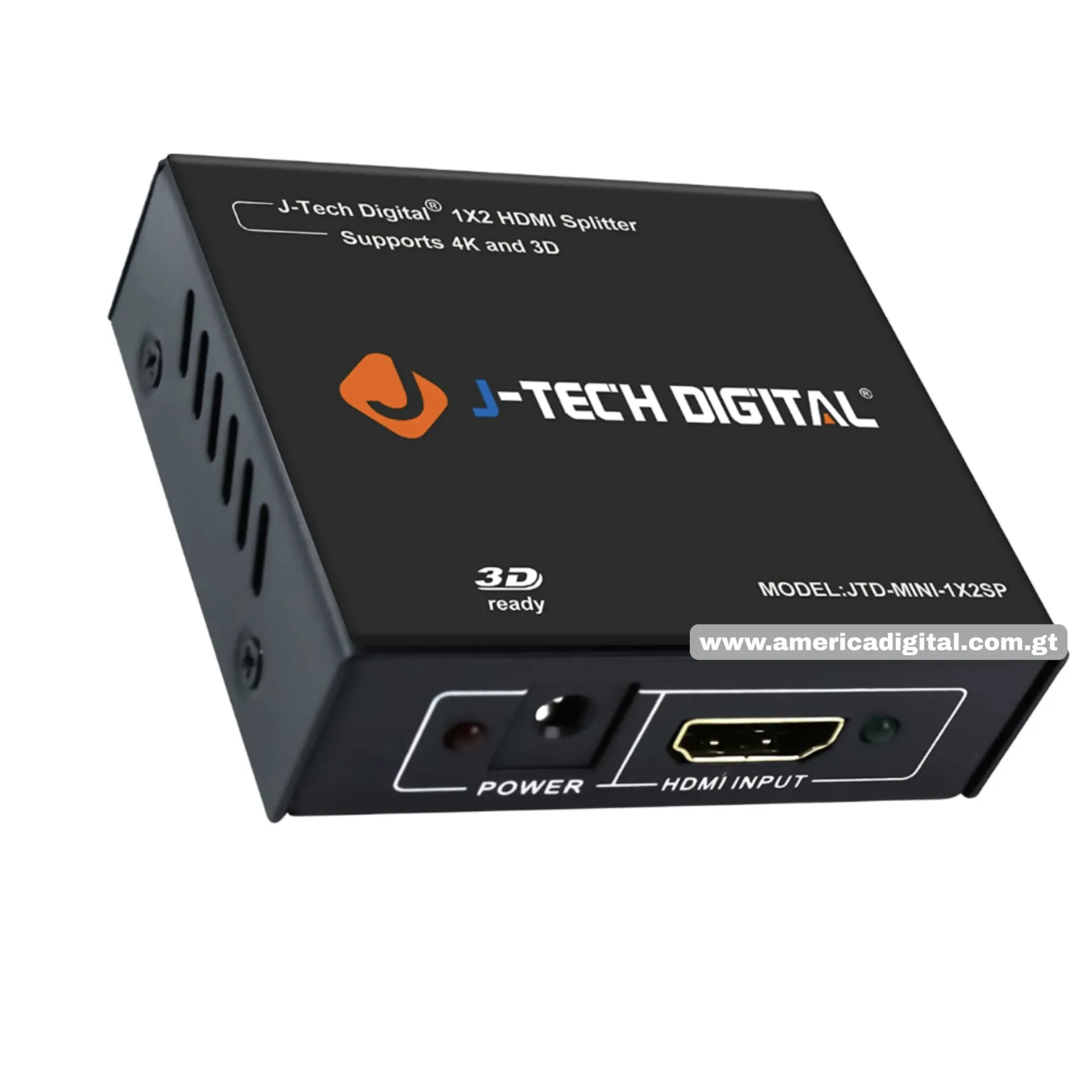 [EV060NJTD1286] Divisor HDMI 1 entrada 2 salidas 1080p 60Hz J-Tech Digital