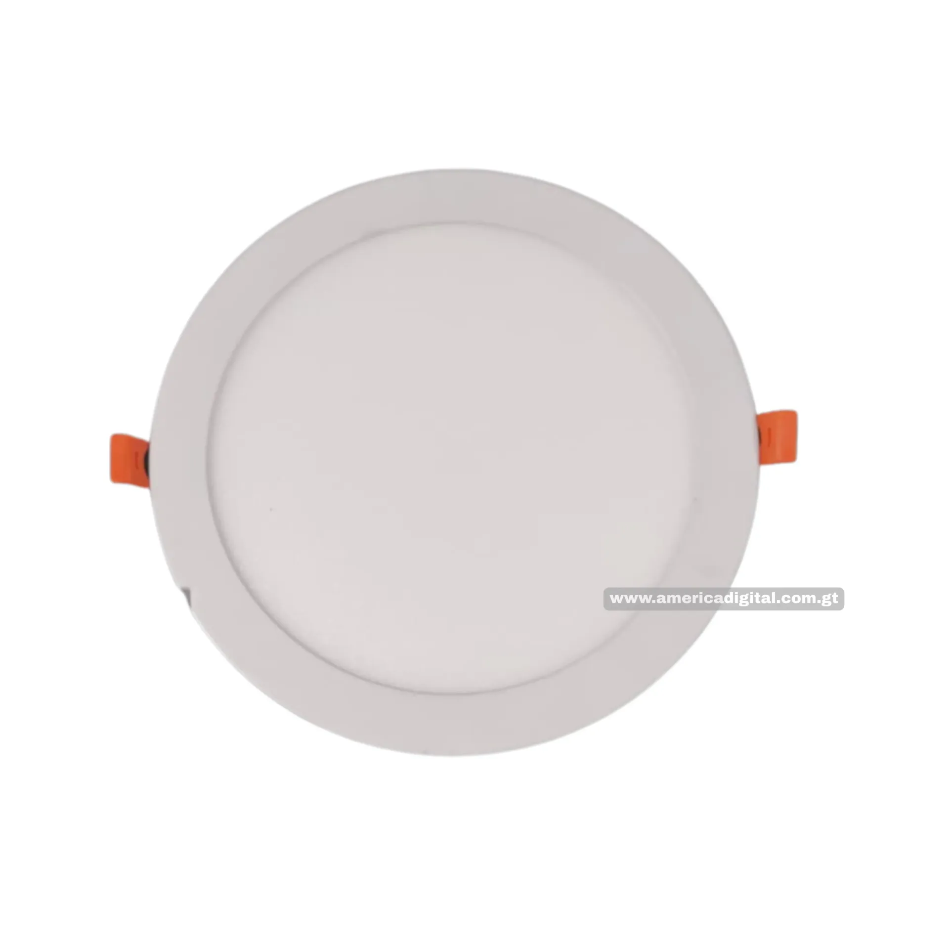 Luminaria Led redonda 6500K 180*12mm Blanca Empotrada 15W
