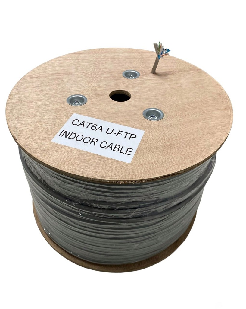 Cable U/FTP CAT6A exterior 4 pares 23AWG   Rollo 305 Mts Gris