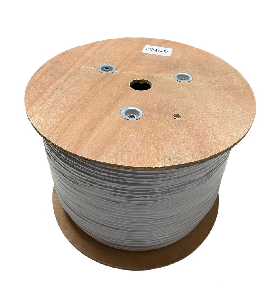 [EI340NFFTPCAT6AEB] Cable UTP/FTP  CAT6A exterior 4 pares 24AWG Blindado  Rollo 305 Mts Blanco