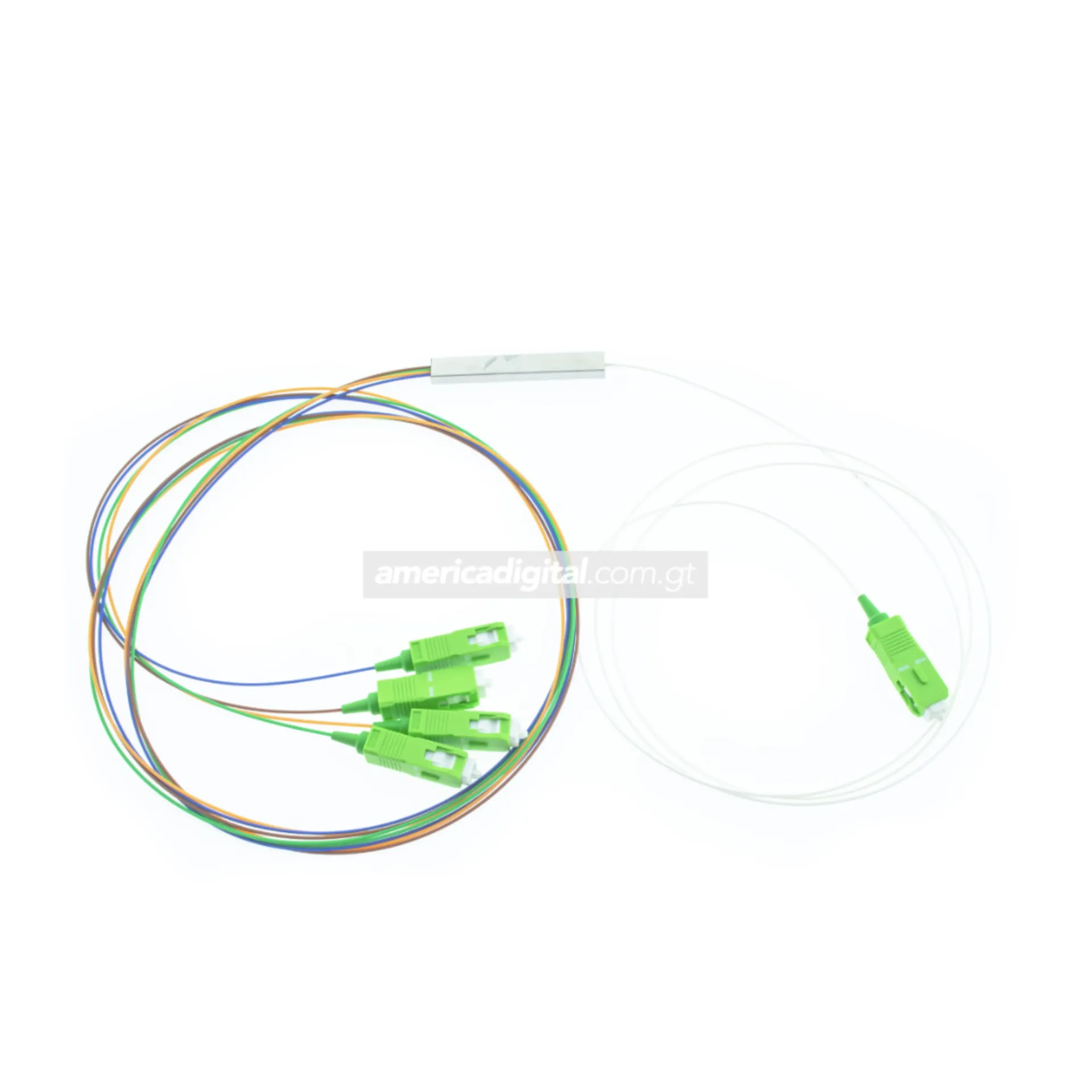[EO060NPLCSCAPC04] Divisor Optico PLC SM con Conector SC/APC 1*4