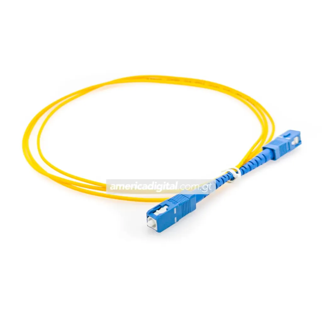 [EO015NSCUSCUSS01] Patch Cord SC/UPC- SC/UPC, 2.0mm, G652D, Simple, SM,  1mts.