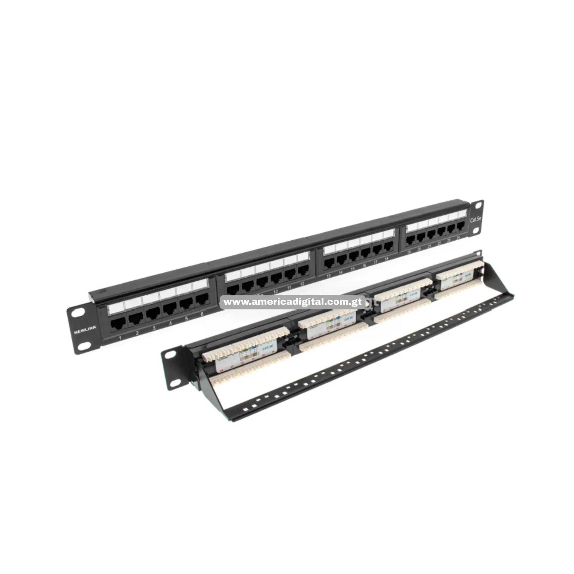 Patch Panel 24, NEW LINK, Cat5e