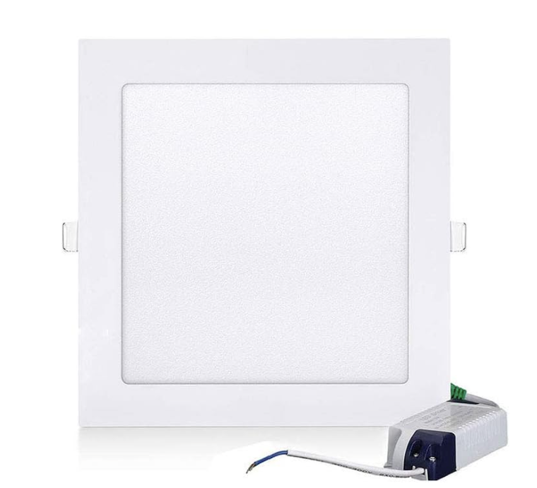 Luminaria Led Panel 6500K  230*12mm color blanca Empotrada