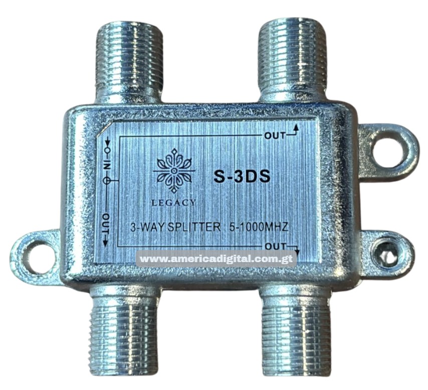 Divisor RG-6  3 Vias