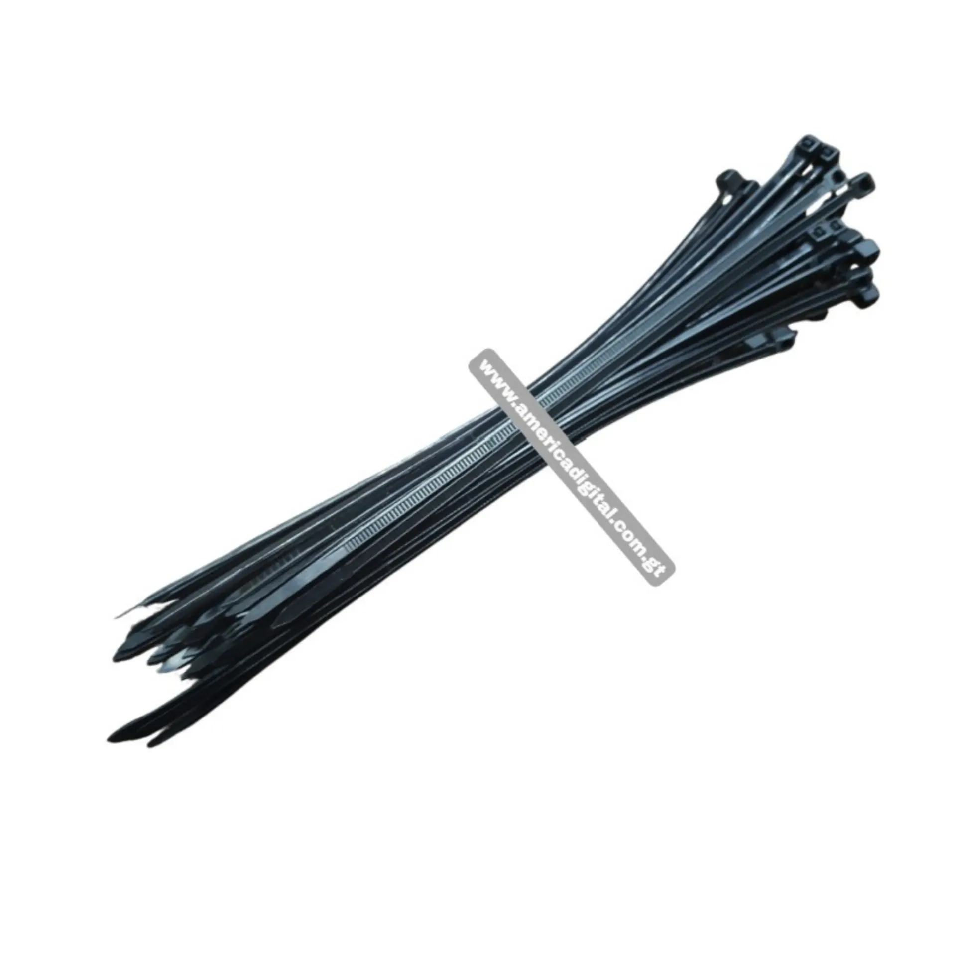 Cincho plastico negro  de 6" 150MM