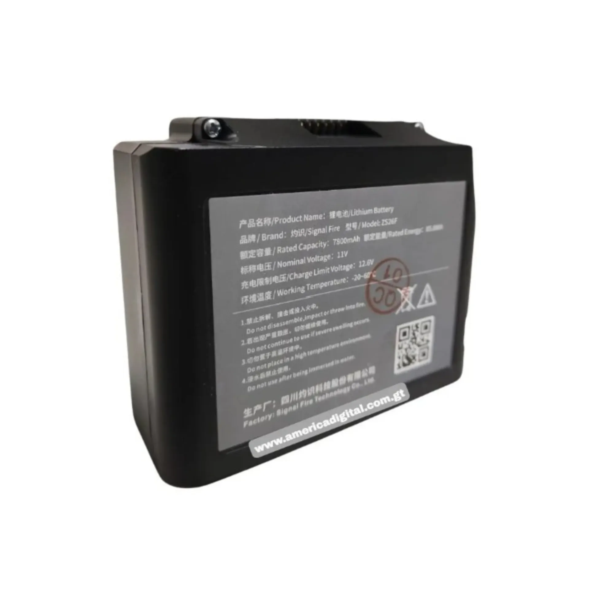 Batería para fusionadora Signal Fire AI-9 11V V límite de carga 12.6V 7800mAh 85.8W