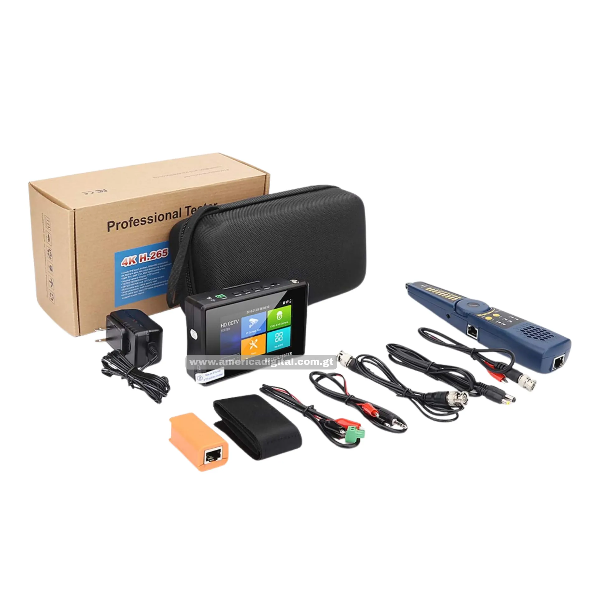 Tester de CCTV portable  con  IP Camara