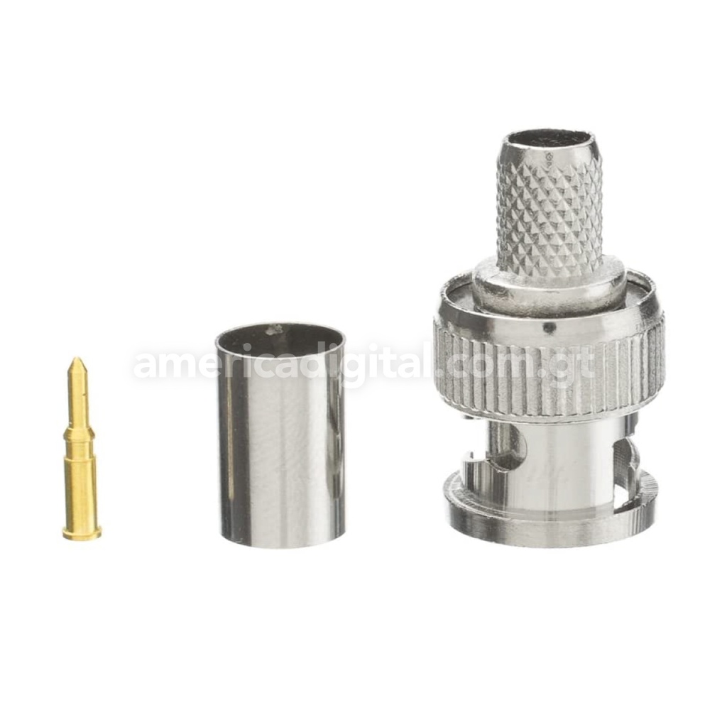 [EC010NQH758] Conector BNC Crimp para armar RG-6