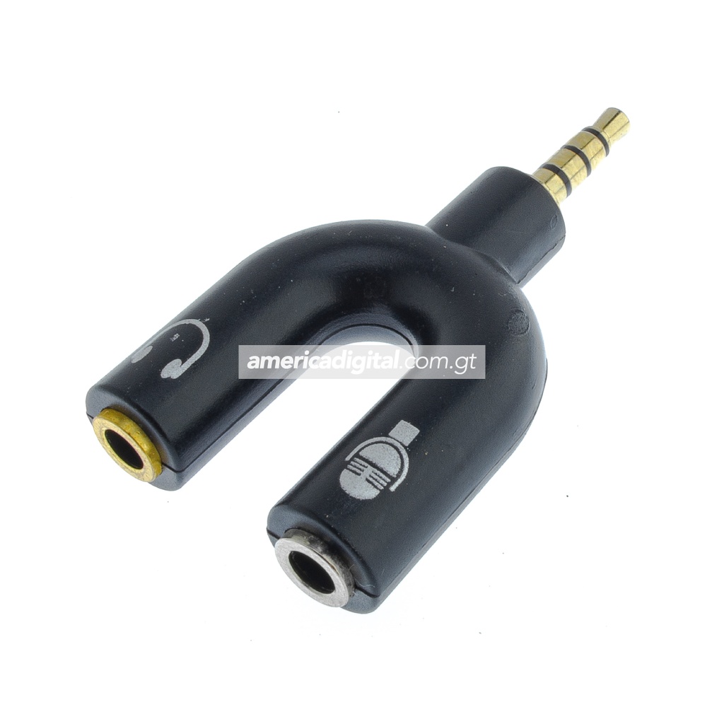 [EA020NB0993JHXHC] Adaptador Plug 3.5mm 2 en 1 microfono + Audio)