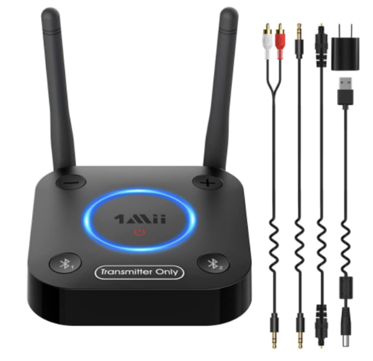 [EA170NB0838YPSZT] Transmisor Bluetooth 1Mii B06TX 5.0 para TV a Auriculares /Altavoces