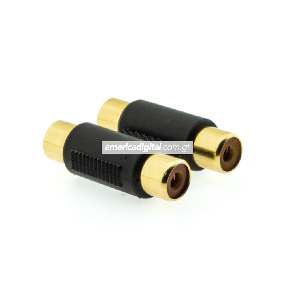 Union RCA de audio doble hembra a hembra 