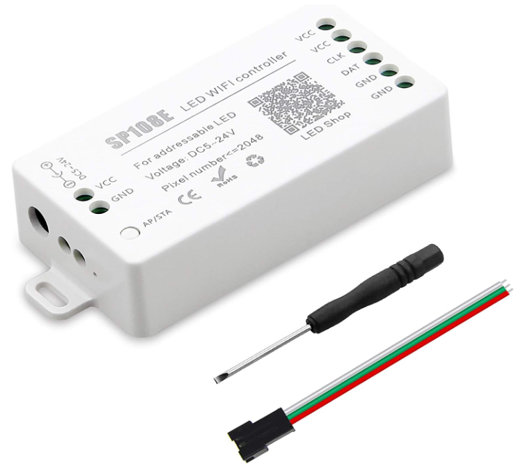 Alitove WS2812B WS2801 Controlador Wifi LED