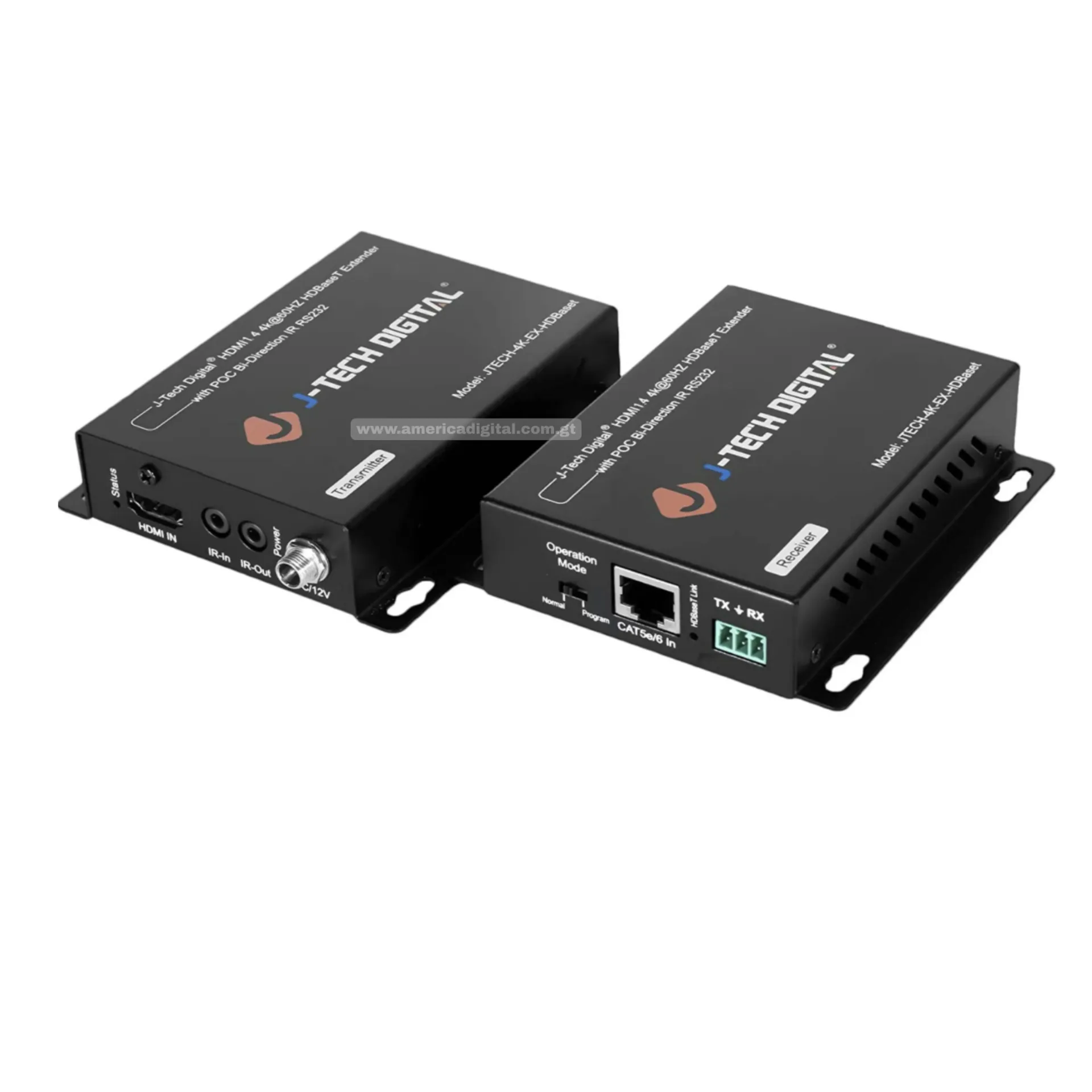 [EV205NJTECH4K] Extensor HDMI Sobre Cat5e/6e 70mts, 40mts 4K