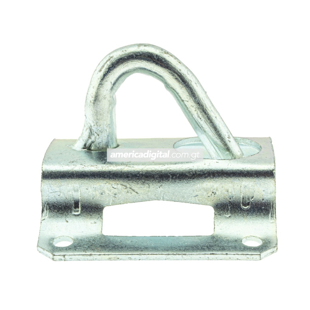 Herraje abrazadera de Tension de Cable, con gancho , orificio para tornillo
