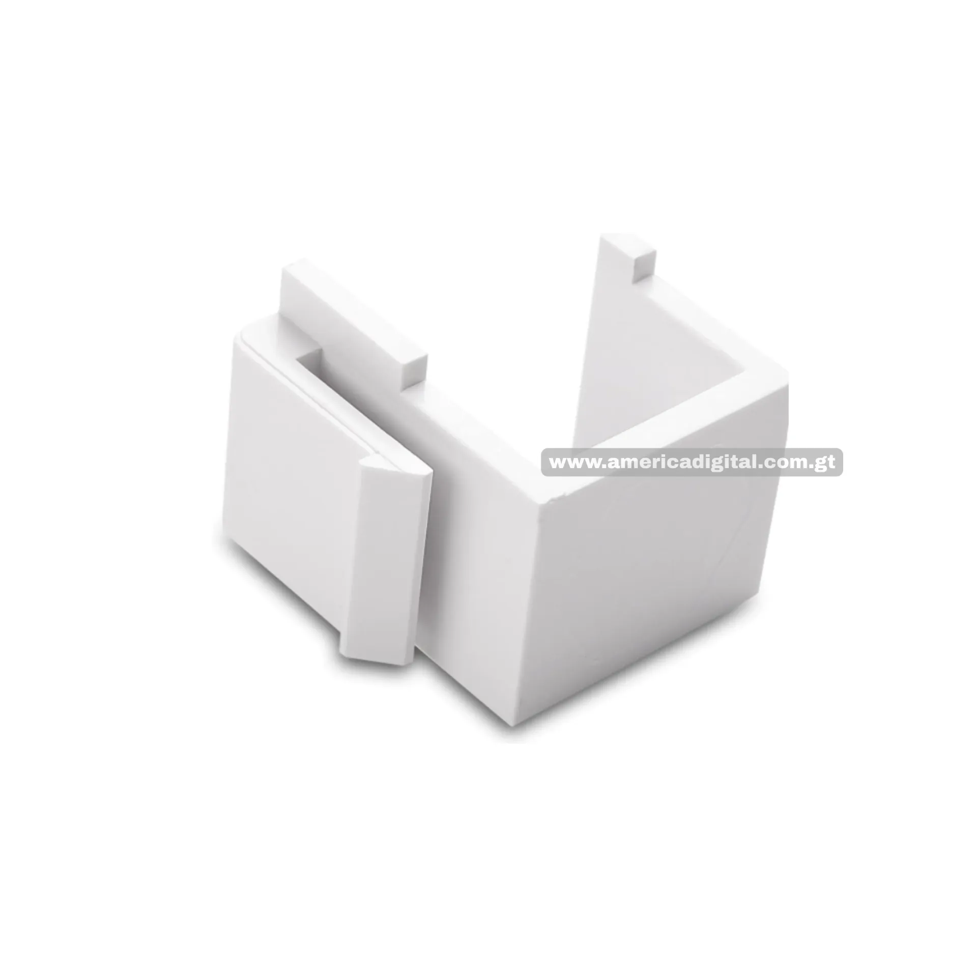 Tapones para puertos de placa de red Keystone color blanco