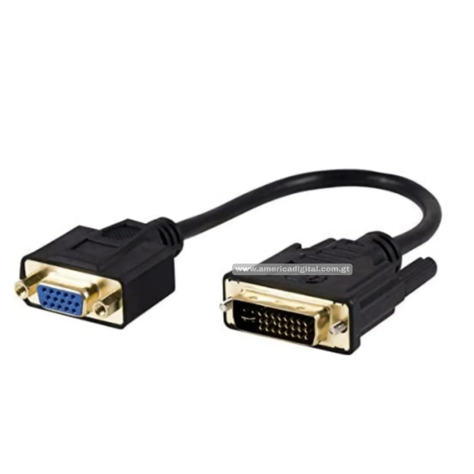Adaptador de DVI a VGA con cable Flexible