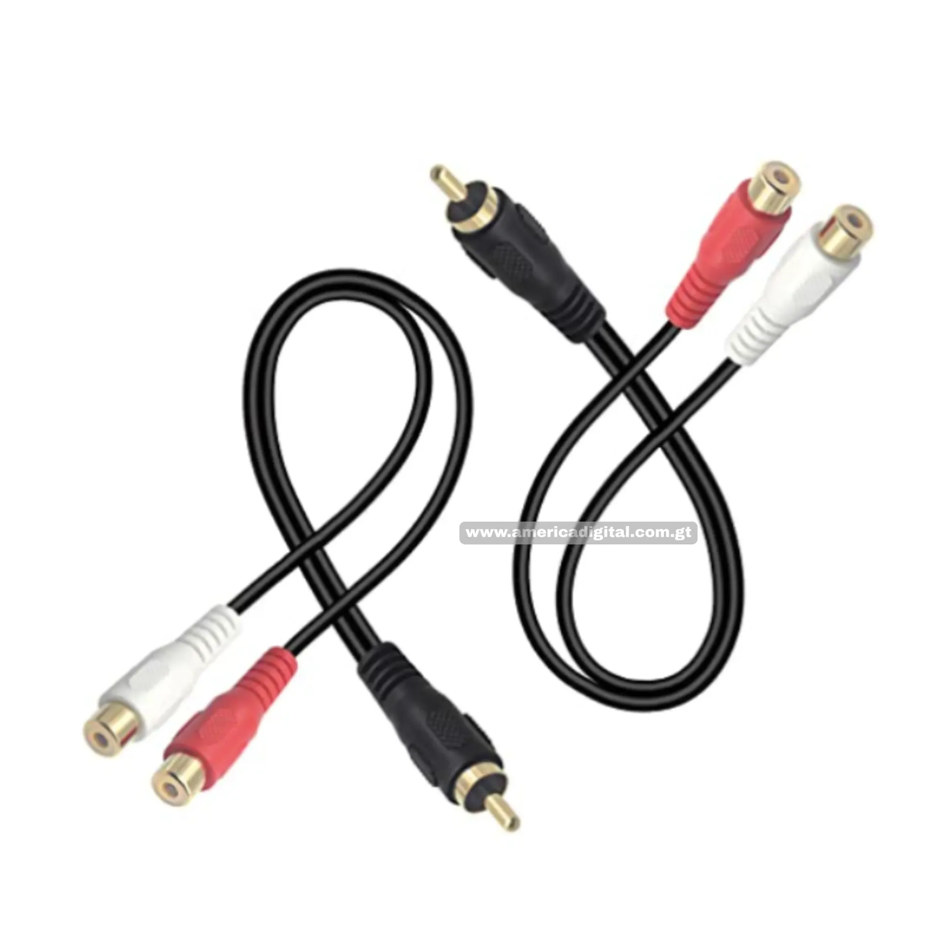 Adaptador RCA doble hembra para subwoofer