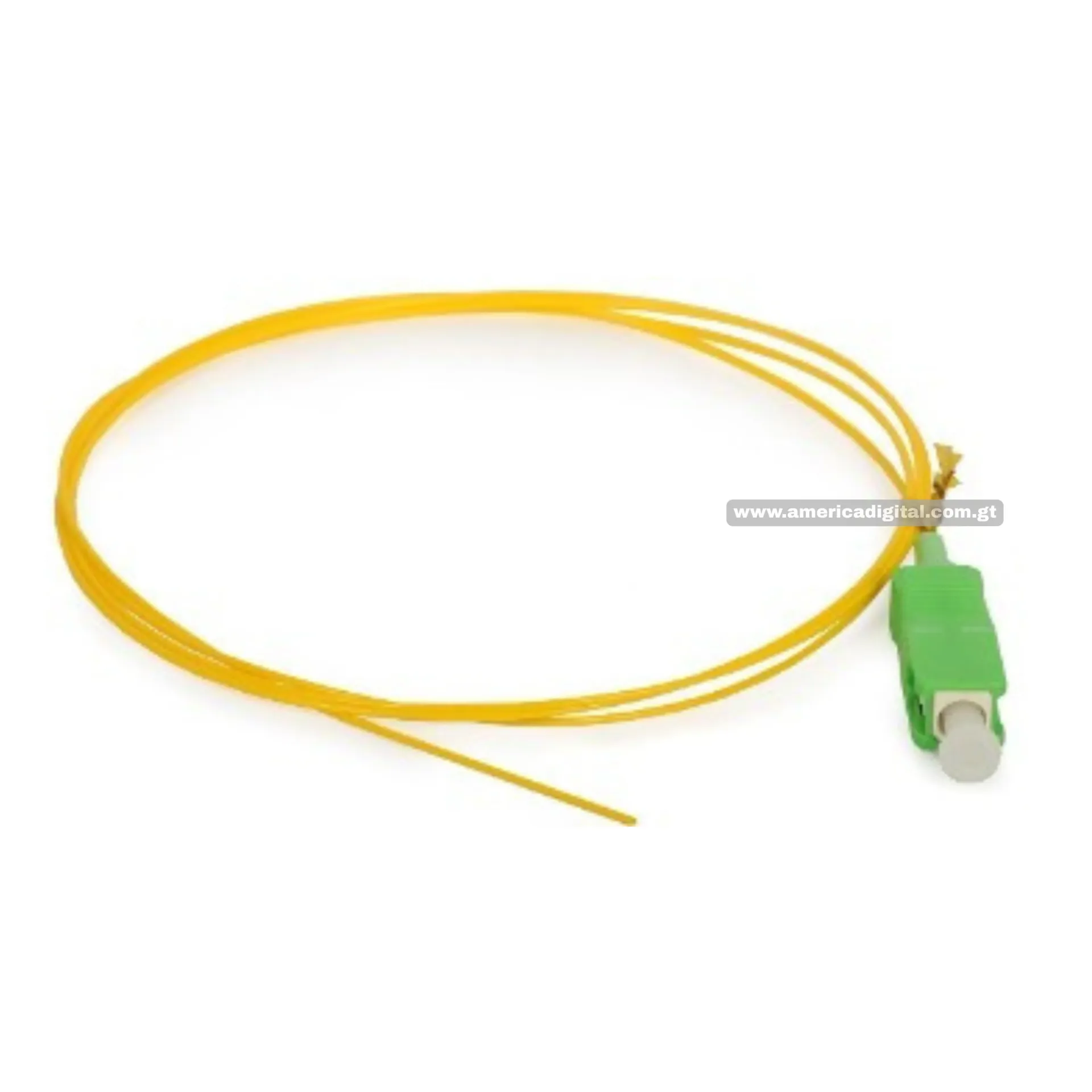 Pigtail Fibra Óptica (Cola) Multi Modo SC/APC 62.5 O3 3Mts