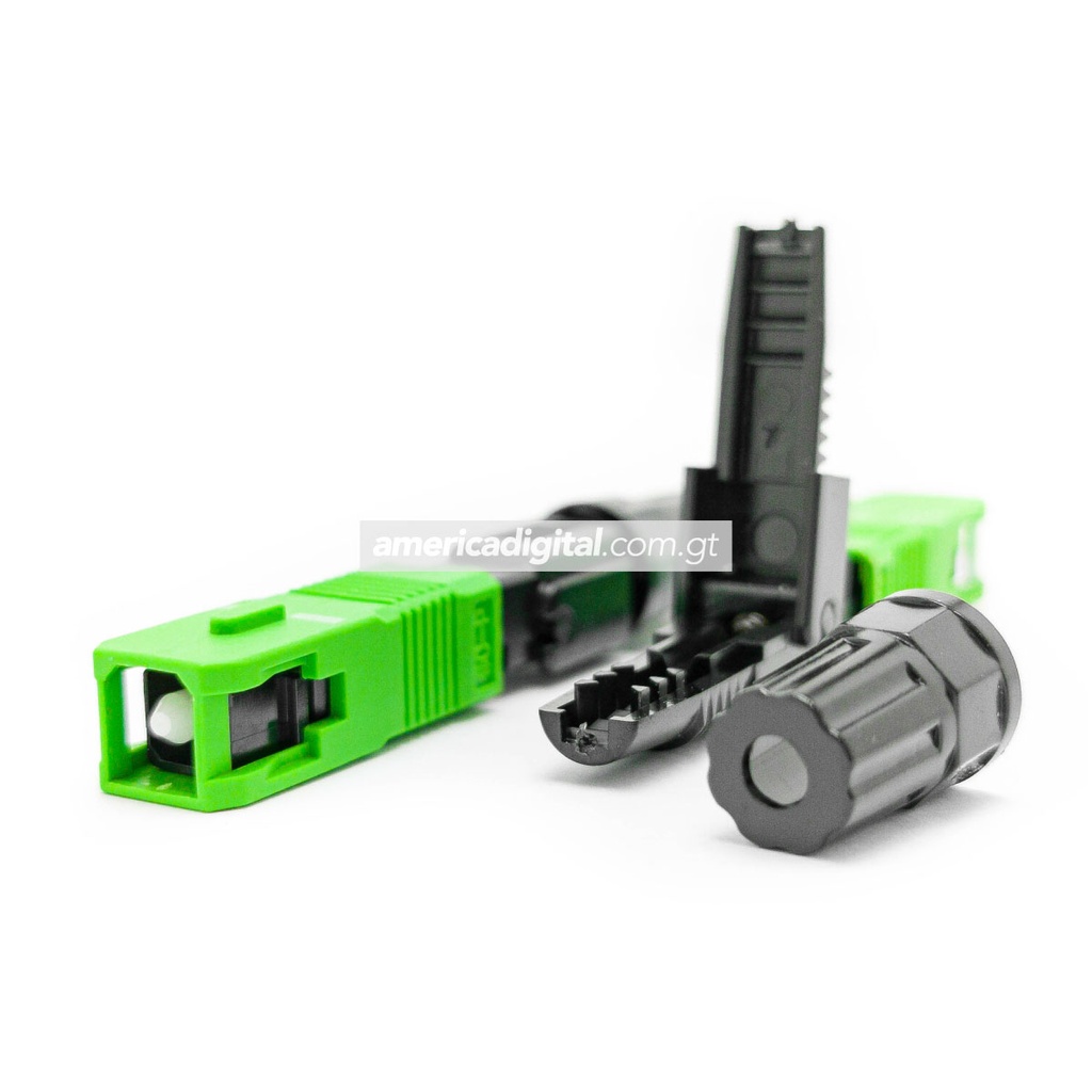 Conector Rapido SC/APC (55mm,*8.9mm*7mm) Verde