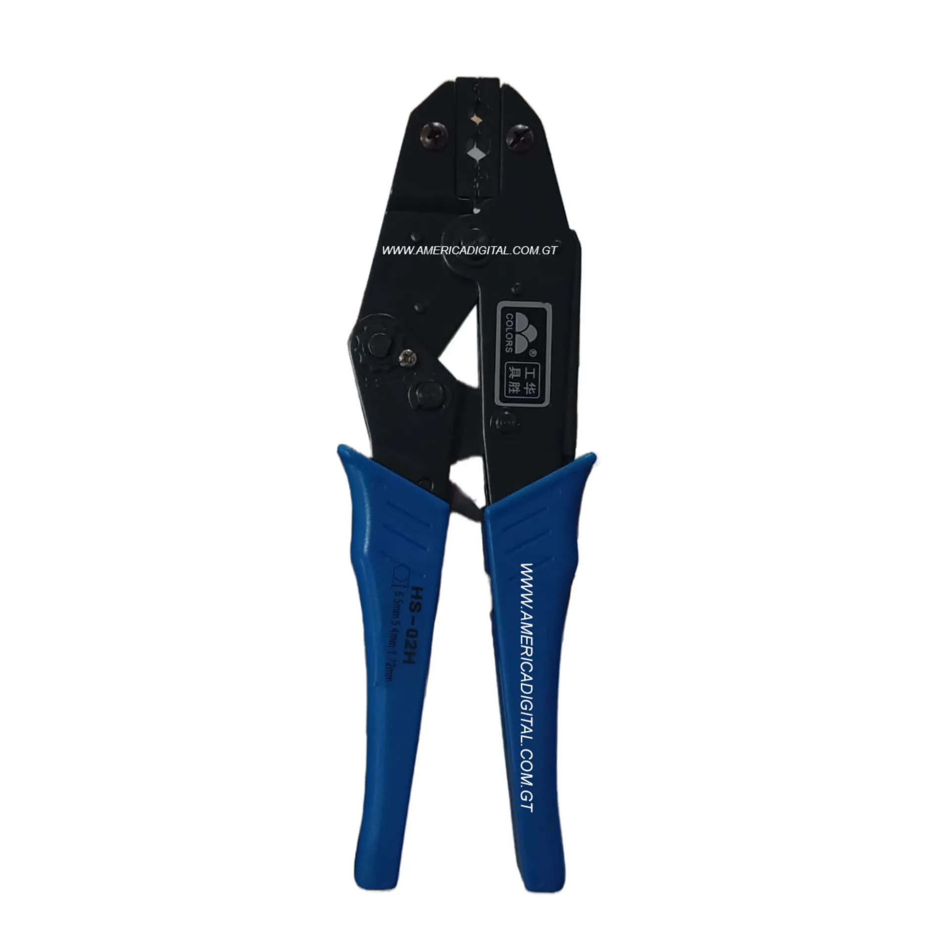Herramienta de crimpado de trinquete de 6.5mm 5.4mm 1.72 mm