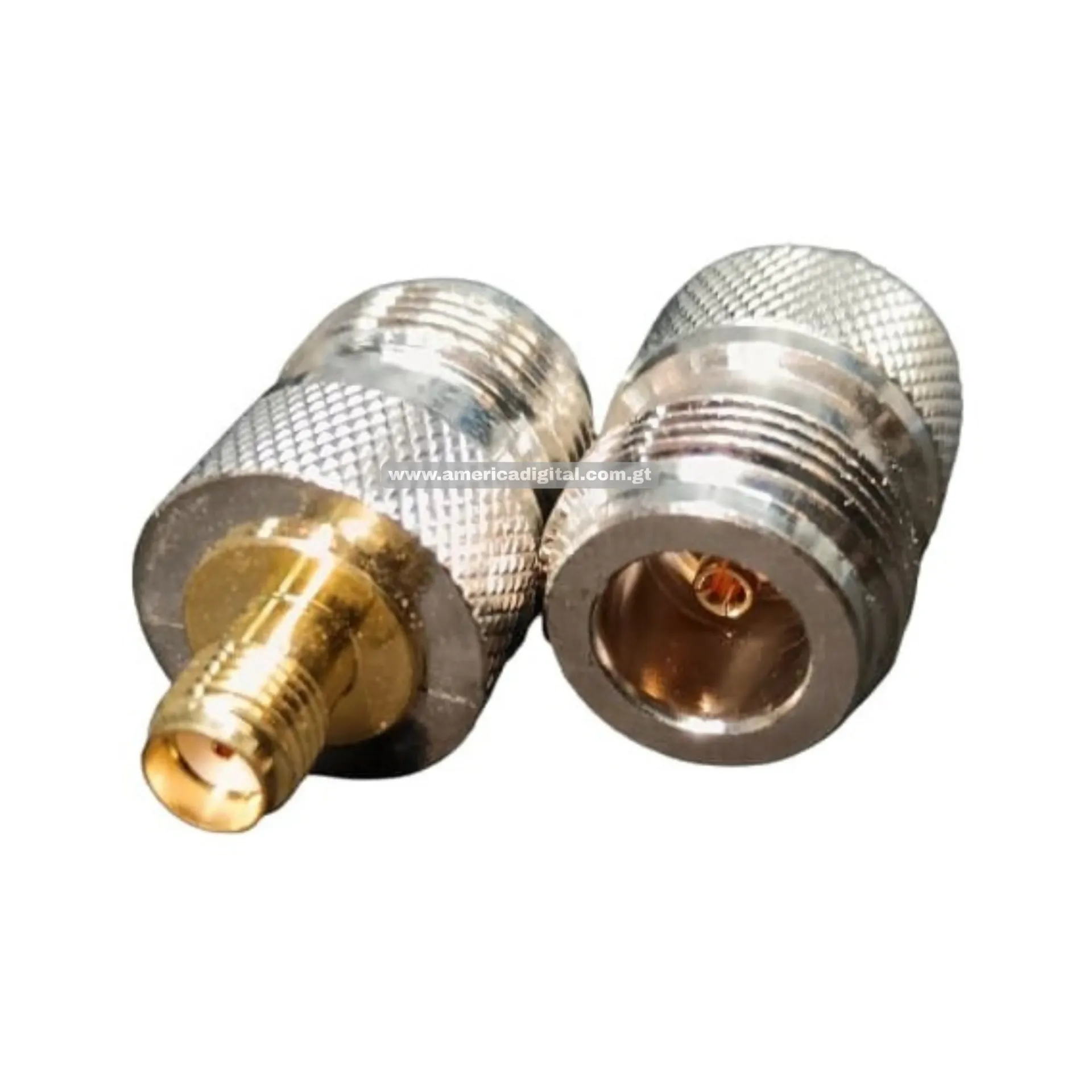 Paquete de 2 adaptadores coaxiales N hembra a SMA DGZZI
