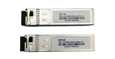 [EO137NSFP20] SFP Single fiber LC 10G TX/RX-RX/TX 1330/1270 20KM